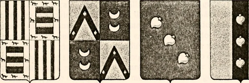 An illustration from Enciclopedia heráldica y genealógica hispano-americana, 1919, leaf 141