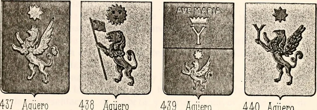 An illustration from Enciclopedia heráldica y genealógica hispano-americana, 1919, leaf 177