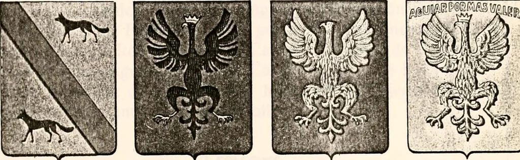 An illustration from Enciclopedia heráldica y genealógica hispano-americana, 1919, leaf 211