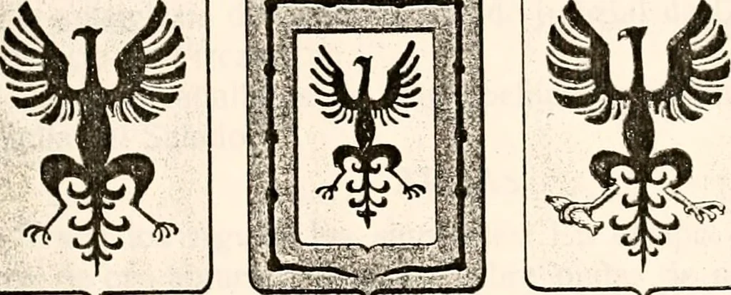 An illustration from Enciclopedia heráldica y genealógica hispano-americana, 1919, leaf 211