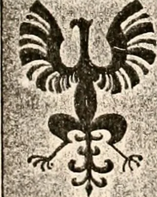 An illustration from Enciclopedia heráldica y genealógica hispano-americana, 1919, leaf 211