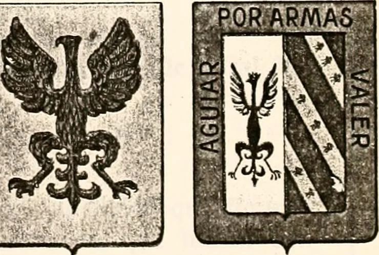 An illustration from Enciclopedia heráldica y genealógica hispano-americana, 1919, leaf 211