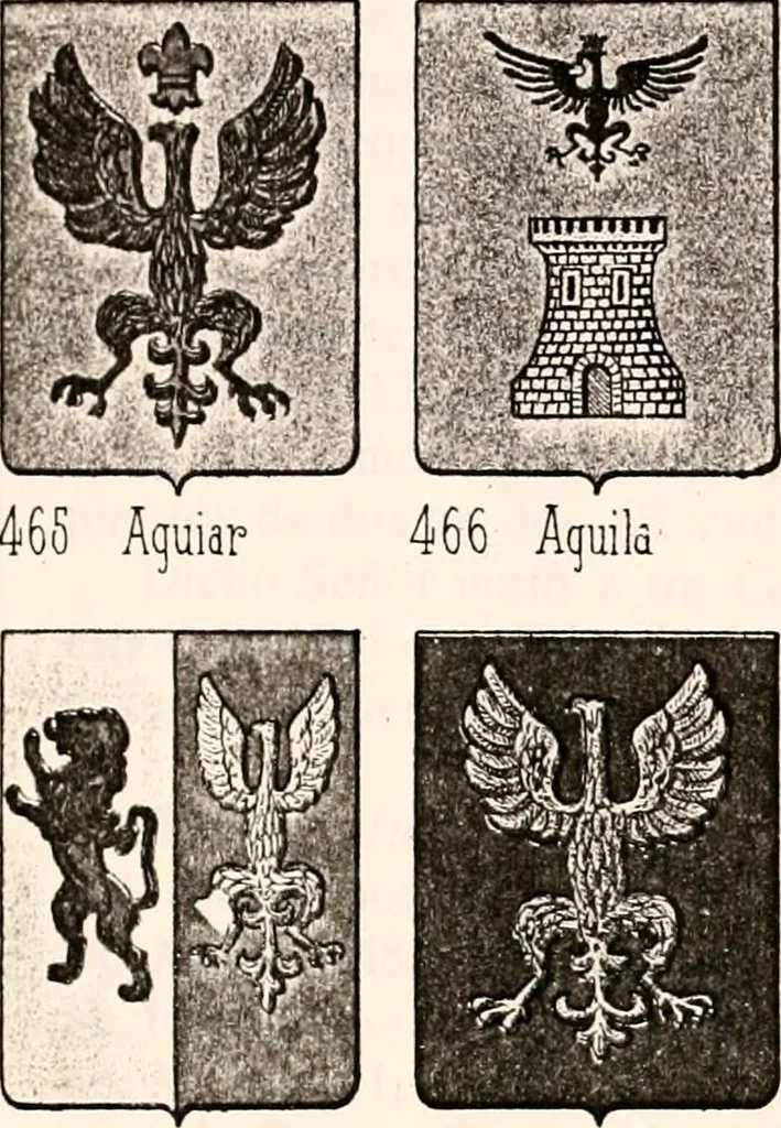 An illustration from Enciclopedia heráldica y genealógica hispano-americana, 1919, leaf 229