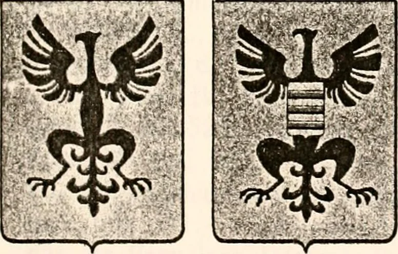 An illustration from Enciclopedia heráldica y genealógica hispano-americana, 1919, leaf 229