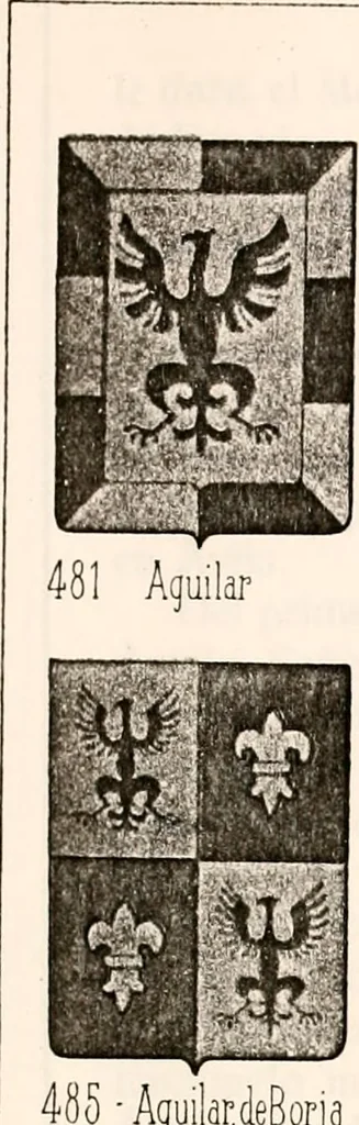 An illustration from Enciclopedia heráldica y genealógica hispano-americana, 1919, leaf 263