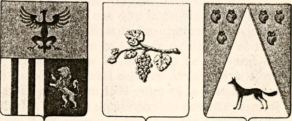 An illustration from Enciclopedia heráldica y genealógica hispano-americana, 1919, leaf 263