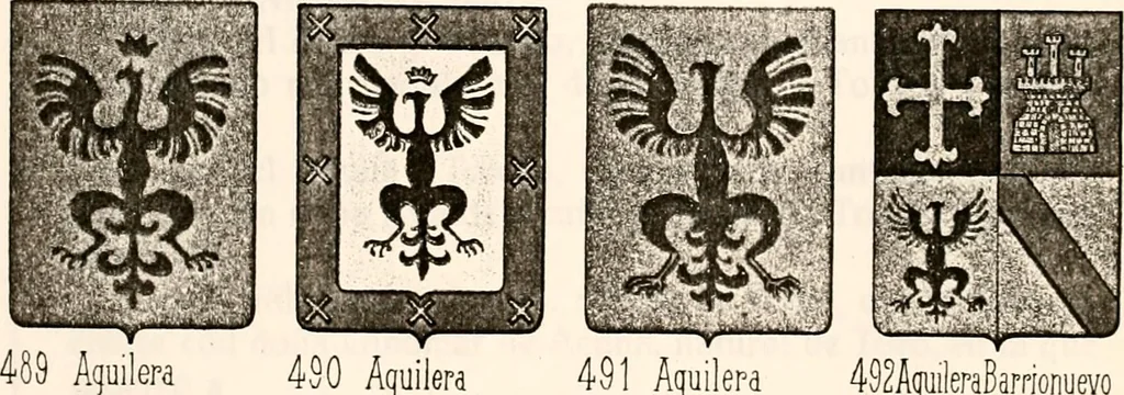 An illustration from Enciclopedia heráldica y genealógica hispano-americana, 1919, leaf 263