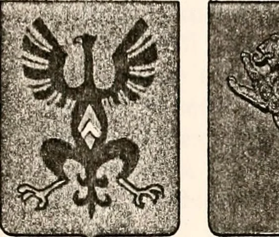 An illustration from Enciclopedia heráldica y genealógica hispano-americana, 1919, leaf 281