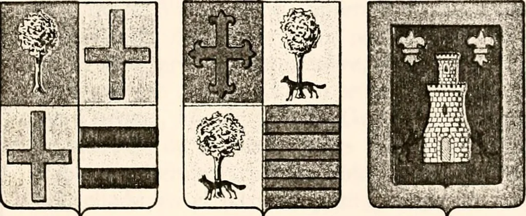 An illustration from Enciclopedia heráldica y genealógica hispano-americana, 1919, leaf 281