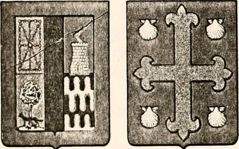 An illustration from Enciclopedia heráldica y genealógica hispano-americana, 1919, leaf 315