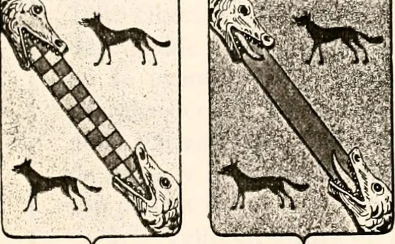 An illustration from Enciclopedia heráldica y genealógica hispano-americana, 1919, leaf 315