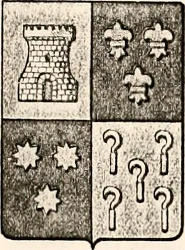 An illustration from Enciclopedia heráldica y genealógica hispano-americana, 1919, leaf 419