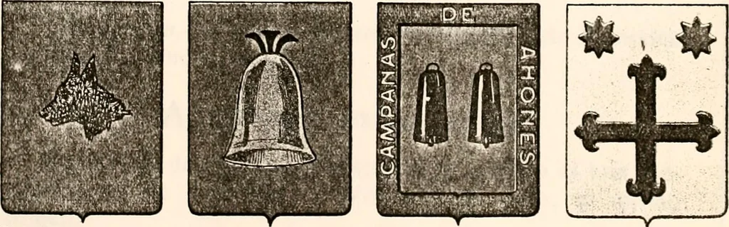 An illustration from Enciclopedia heráldica y genealógica hispano-americana, 1919, leaf 419