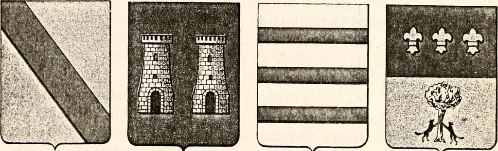 An illustration from Enciclopedia heráldica y genealógica hispano-americana, 1919, leaf 53