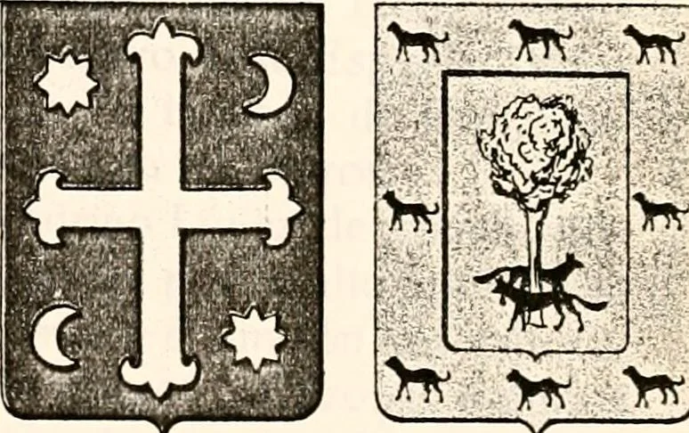 An illustration from Enciclopedia heráldica y genealógica hispano-americana, 1919, leaf 53