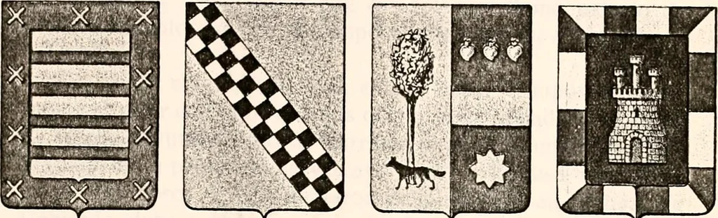 An illustration from Enciclopedia heráldica y genealógica hispano-americana, 1919, leaf 53
