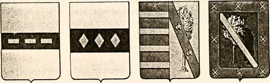 An illustration from Enciclopedia heráldica y genealógica hispano-americana, 1919, leaf 89