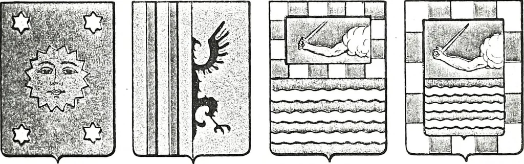 An illustration from Enciclopedia heráldica y genealógica hispano-americana, 1919, leaf 112