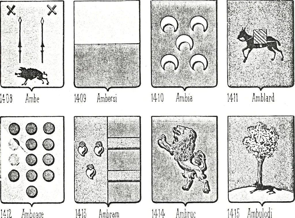 An illustration from Enciclopedia heráldica y genealógica hispano-americana, 1919, leaf 164