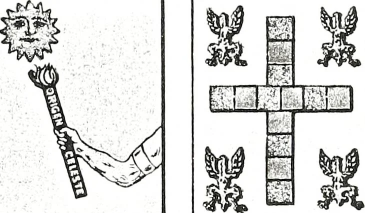 An illustration from Enciclopedia heráldica y genealógica hispano-americana, 1919, leaf 216