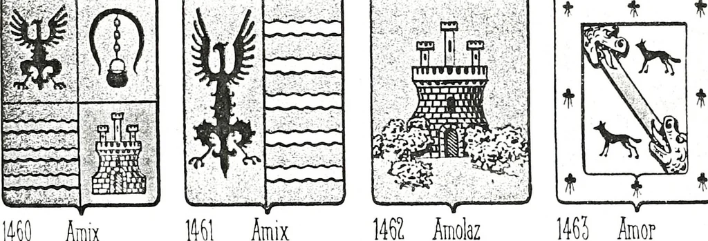 An illustration from Enciclopedia heráldica y genealógica hispano-americana, 1919, leaf 250