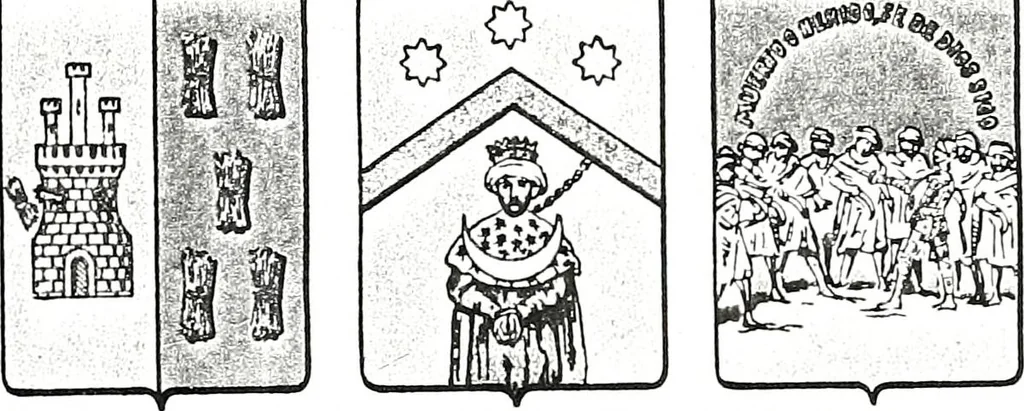 An illustration from Enciclopedia heráldica y genealógica hispano-americana, 1919, leaf 250