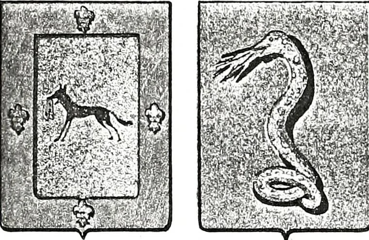 An illustration from Enciclopedia heráldica y genealógica hispano-americana, 1919, leaf 386
