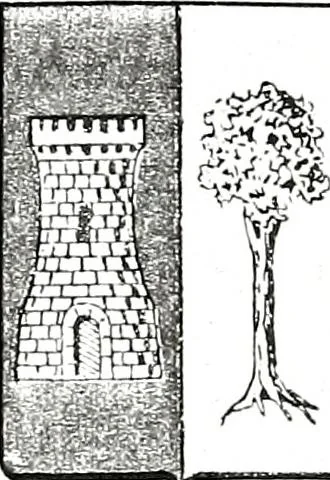 An illustration from Enciclopedia heráldica y genealógica hispano-americana, 1919, leaf 454