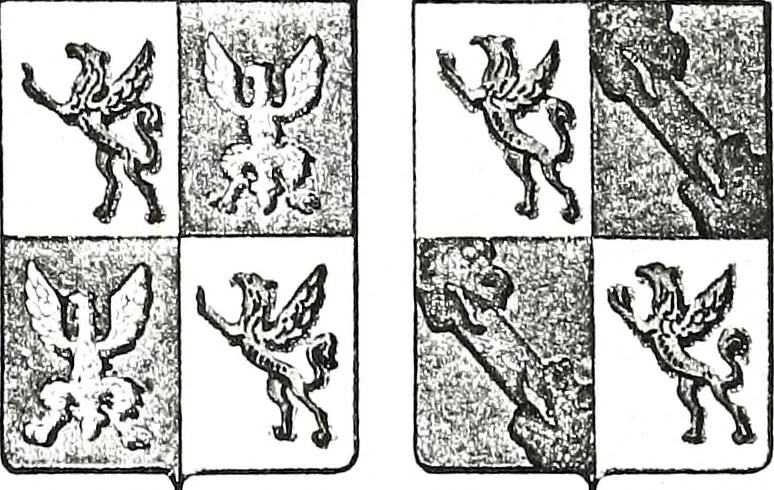 An illustration from Enciclopedia heráldica y genealógica hispano-americana, 1919, leaf 472