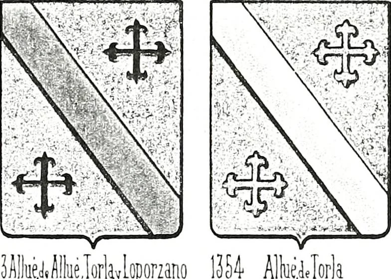 An illustration from Enciclopedia heráldica y genealógica hispano-americana, 1919, leaf 60