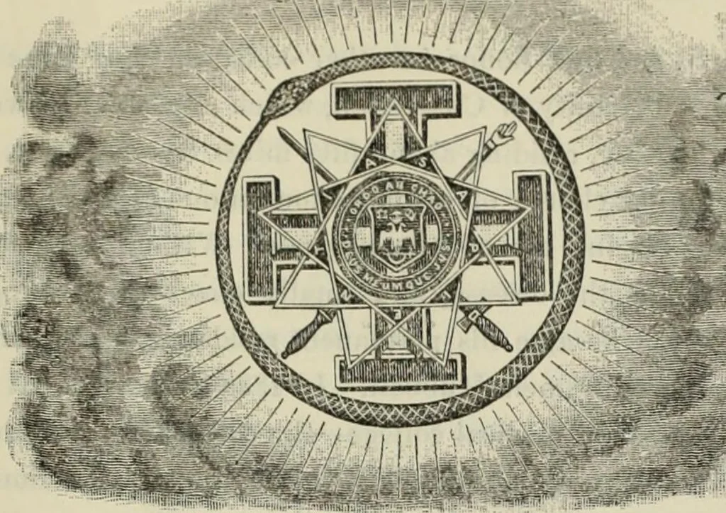 An illustration from An encyclopaedia of freemasonry and its kindred sciences : comprising the whole range of arts, sciences and literature as connected with the institution, 1887, leaf 958