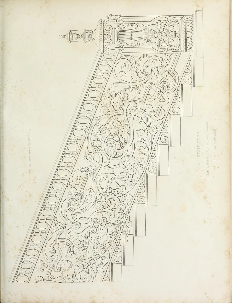 An illustration from The encyclopaedia of ornament, 1842, leaf 124