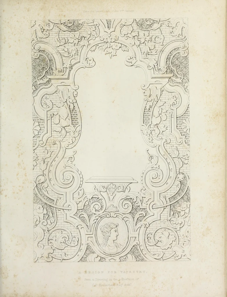An illustration from The encyclopaedia of ornament, 1842, leaf 126