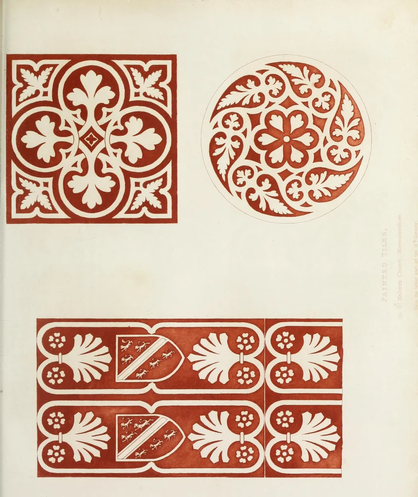 An illustration from The encyclopaedia of ornament, 1842, leaf 130