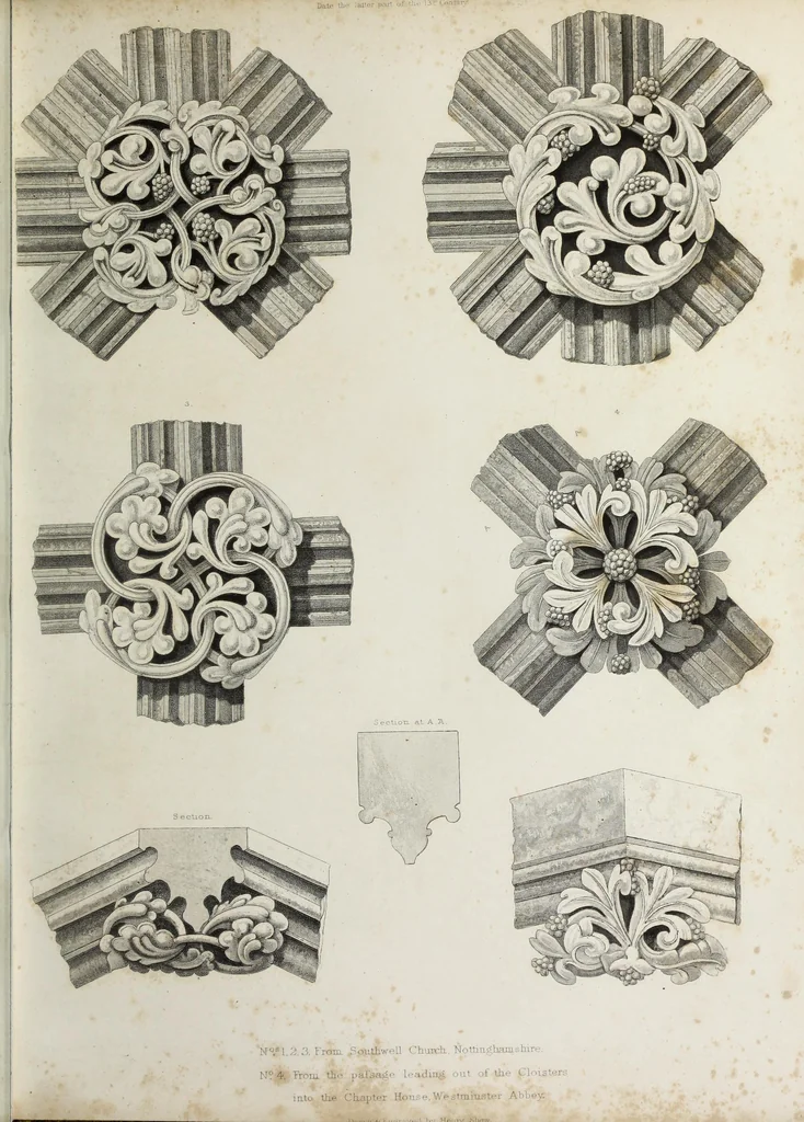 An illustration from The encyclopaedia of ornament, 1842, leaf 26