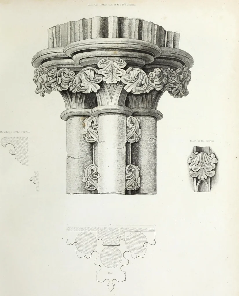 An illustration from The encyclopaedia of ornament, 1842, leaf 30