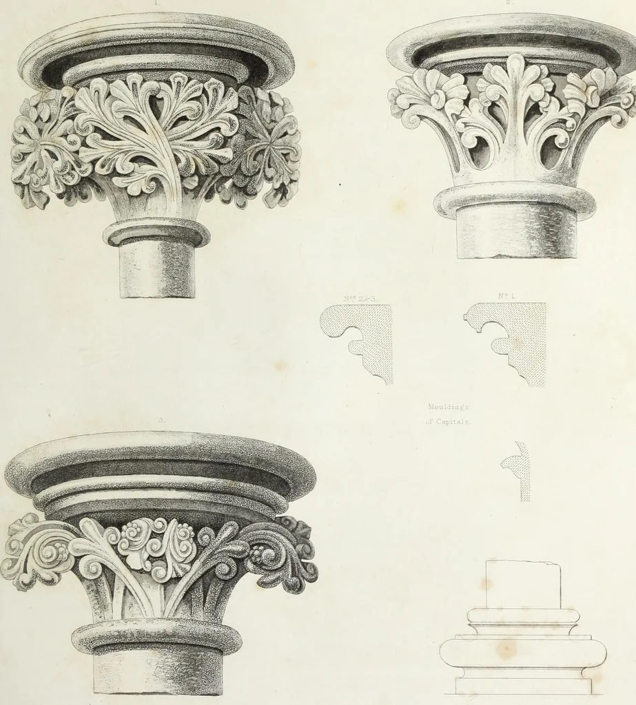 An illustration from The encyclopaedia of ornament, 1842, leaf 32