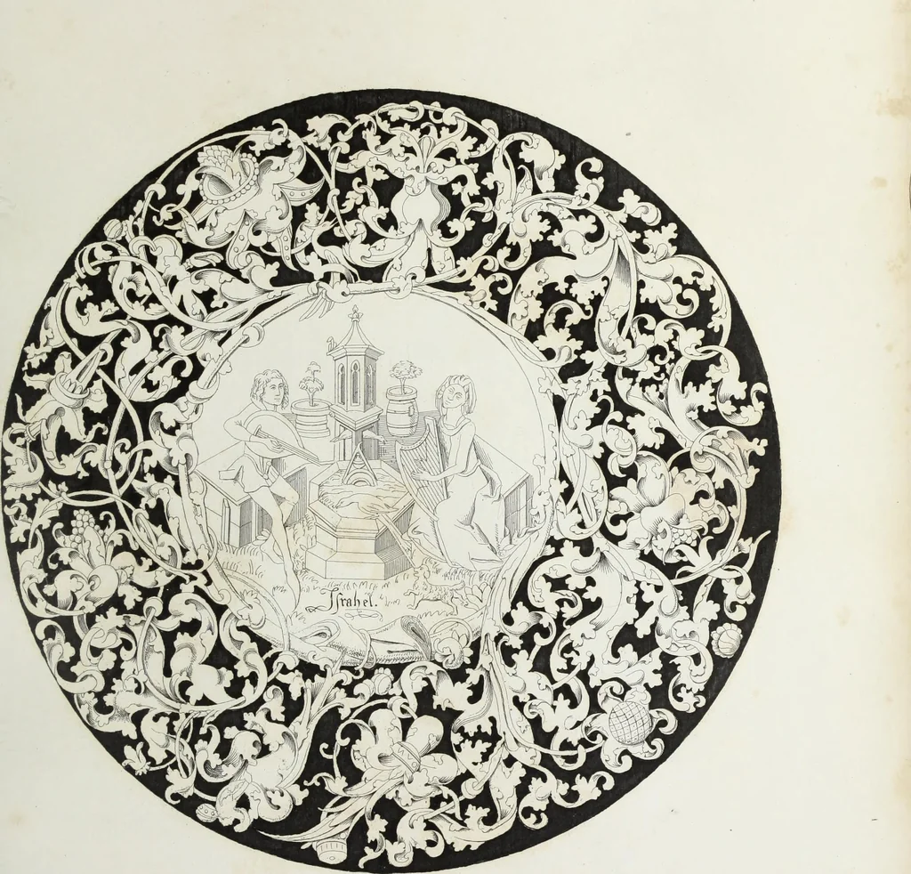 An illustration from The encyclopaedia of ornament, 1842, leaf 36