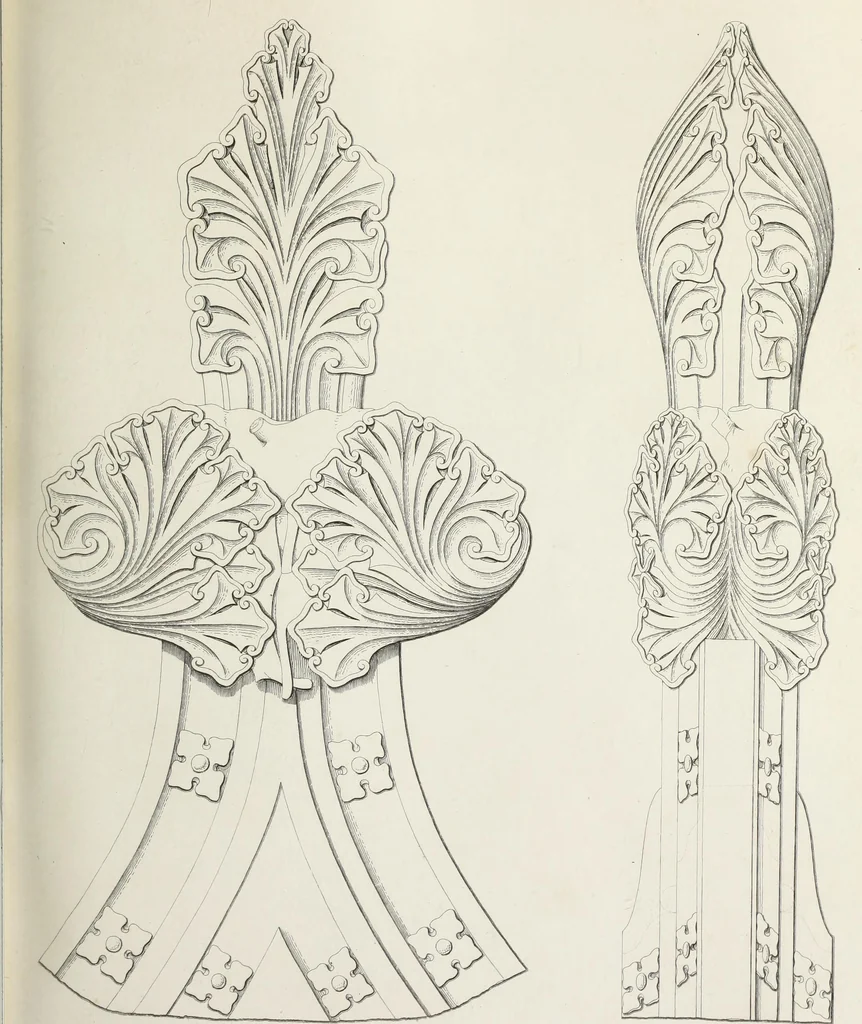 An illustration from The encyclopaedia of ornament, 1842, leaf 44