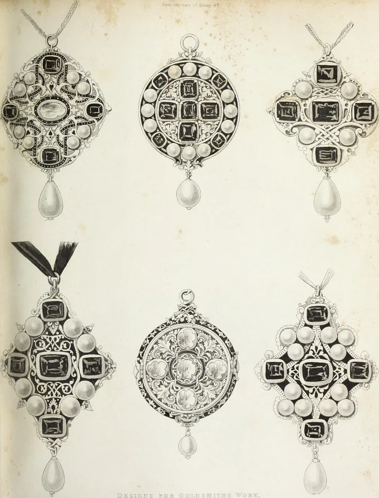 An illustration from The encyclopaedia of ornament, 1842, leaf 50