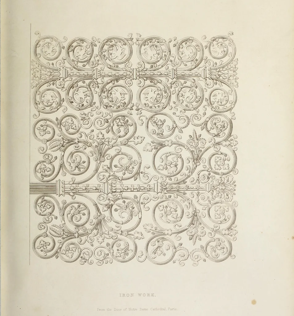 An illustration from The encyclopaedia of ornament, 1842, leaf 56