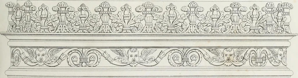 An illustration from The encyclopaedia of ornament, 1842, leaf 58