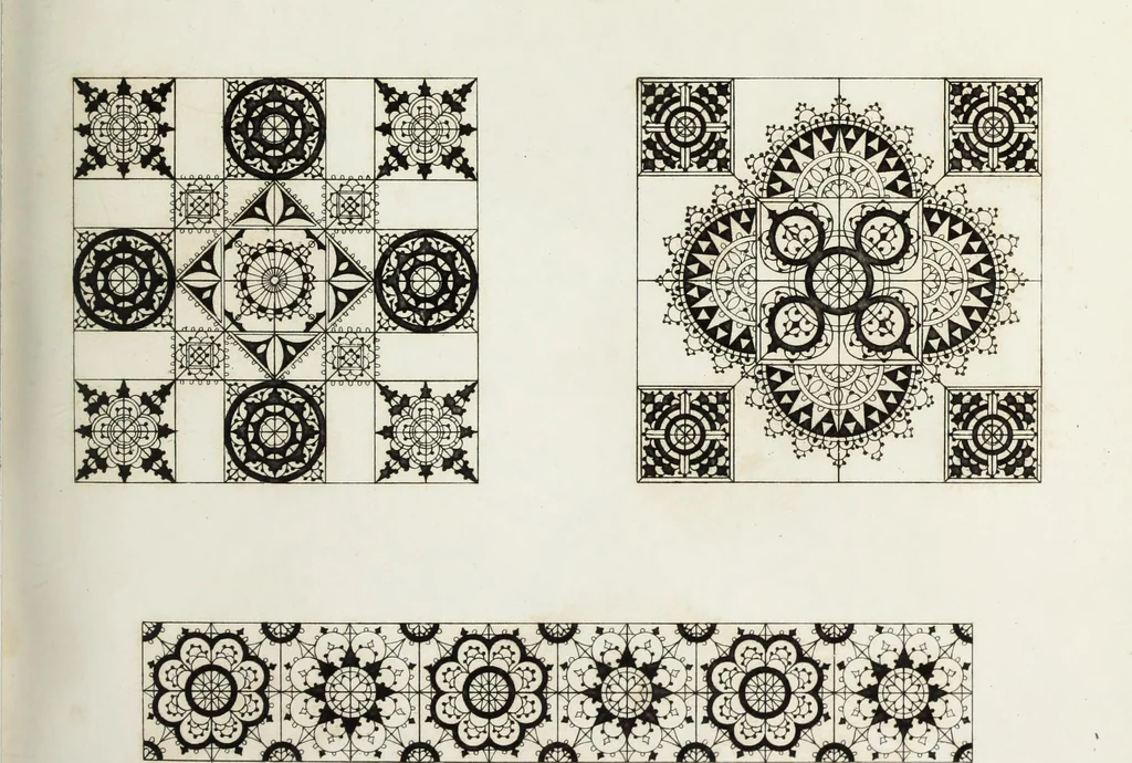 An illustration from The encyclopaedia of ornament, 1842, leaf 62