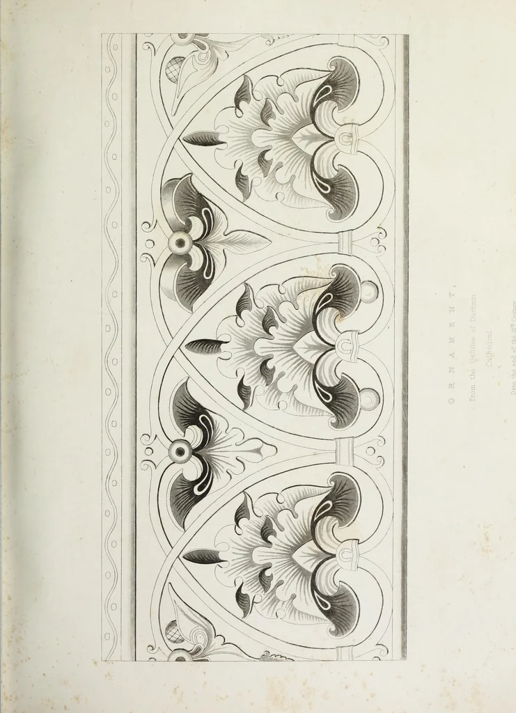 An illustration from The encyclopaedia of ornament, 1842, leaf 68