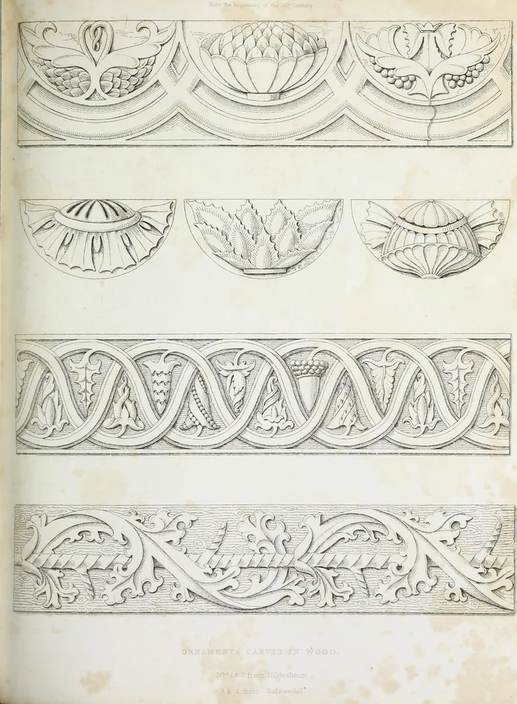 An illustration from The encyclopaedia of ornament, 1842, leaf 78
