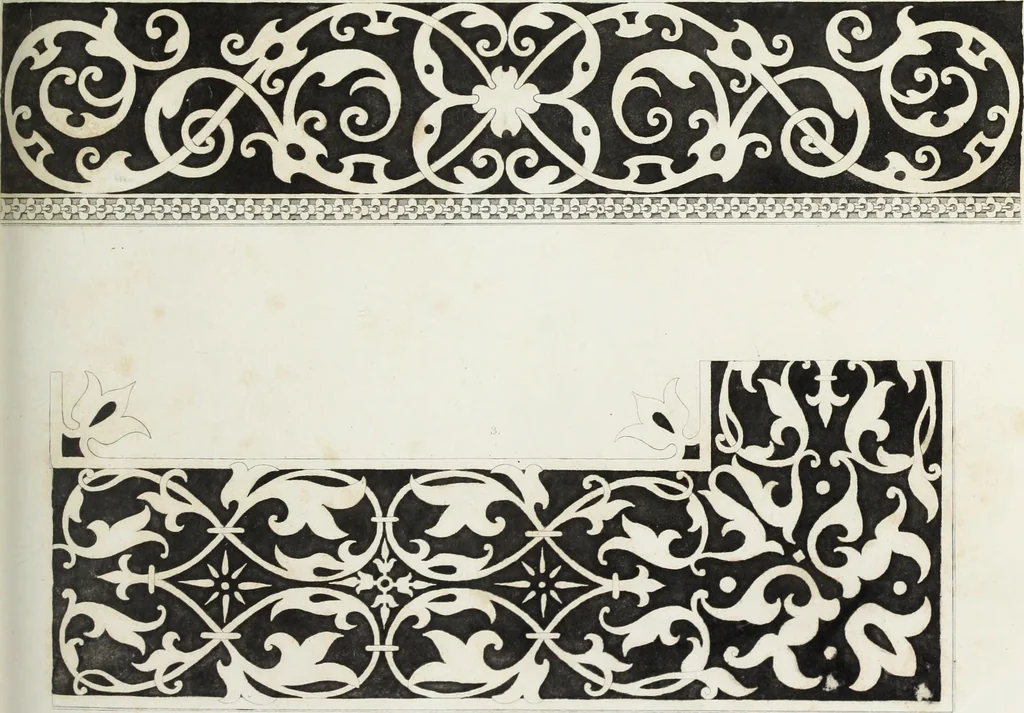 An illustration from The encyclopaedia of ornament, 1842, leaf 84