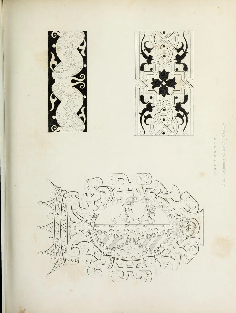 An illustration from The encyclopaedia of ornament, 1842, leaf 86