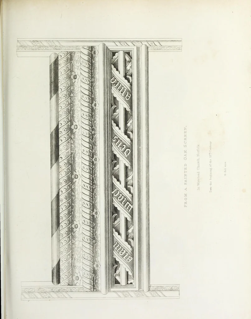 An illustration from The encyclopaedia of ornament, 1842, leaf 94
