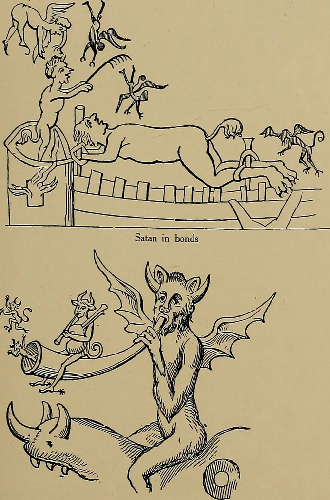 An illustration from An encyclopaedia of occultism : a compendium of information on the occult sciences, occult personalities, psychic science, magic, demonology, spiritism and mysticism, 1920, leaf 146