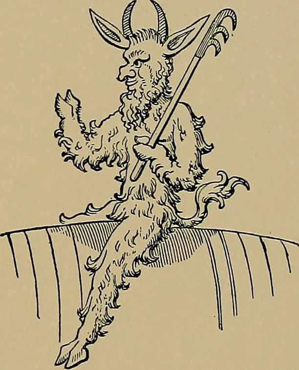 An illustration from An encyclopaedia of occultism : a compendium of information on the occult sciences, occult personalities, psychic science, magic, demonology, spiritism and mysticism, 1920, leaf 146